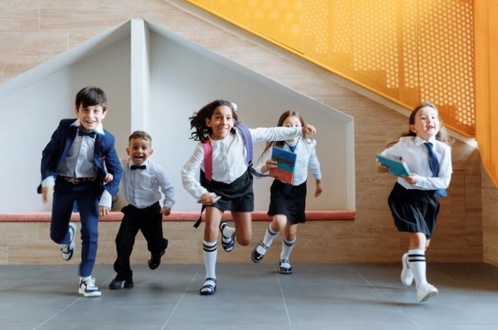 Kids in school
